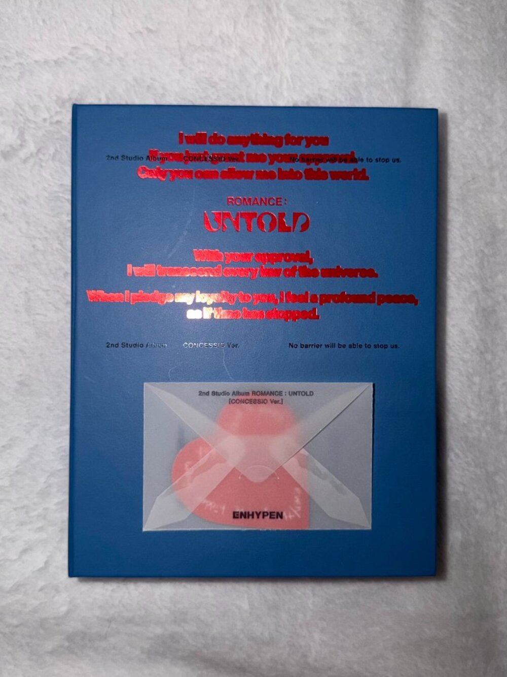 OFFICIAL ENHYPEN ROMANCE: UNTOLD ALBUM (CONCESSIO VER.) - FULLY COMPLETE